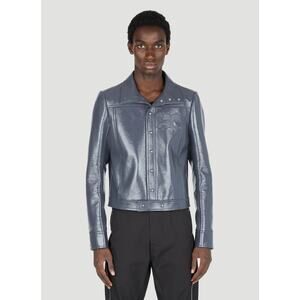 COURREGES ICONIC VINYL JACKET GREY SIZE 52